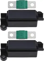 2PCS Midi Fuse Holders & 2PCS 40Amp Midi Fuses for Cars Trucks Construction Vehicles Agricultural Machinery Buses Caravans