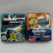 Gillette Fusion ProGlide Power And Mach3 - 4 Count, 5 Cartridges