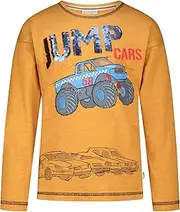 [SALT AND PEPPER] Boys LS Print Rev.seq. Car Baby and Toddler T-Shirt Set