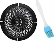 Air Fryer Replacement Grill Pan, Heat Resistant Mats for Air Fryer Air Fryer Accessories Replacement Tray Rack Parts Grill Plate Crisper Plate, Dishwasher Safe (8in/20cm)