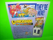 Purple Star DINOSAUR PARK Arcade Game NOS Sales Flyer Pinball Machine Redemption