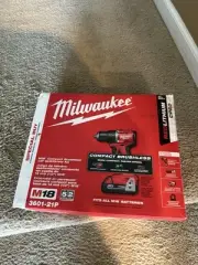 UNOPENED NEVER USEDMilwaukee MILWAUKEE M18 18V Cordless Drill Driver - 3601-21P