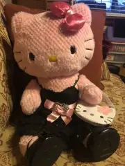 Pink Hello Kitty Plush Toy With Clothes