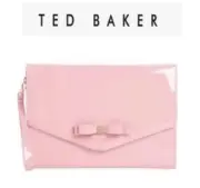 TED BAKER NWT envelope purse! Beautiful pink interior. Clutch Evening Bag