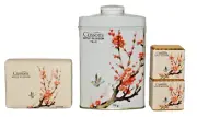 VTG CUSSONS APPLE BLOSSOM GIFT SET TALC SOAP BATH CUBES NEW NO BOX