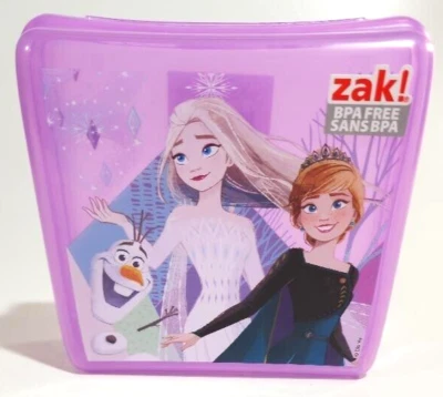 DISNEY FROZEN ANNA & ELSA KIDS SANDWICH SNAP LUNCH BOX CONTAINER
