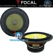 FOCAL 6KR2 6.5" K2 POWER 2 OHM POLYKEVLAR MIDBASS MIDWOOFER SPEAKERS NEW PAIR