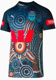 NSW Blues 2023 Puma State Of Origin Indigenous Jersey Mens Sizes S-2XL!
