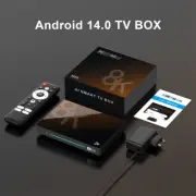 For Android 14 TV Box RK3576 8G 128G WiFi6 8K 1000M AV1 H.265 HDR TV Box