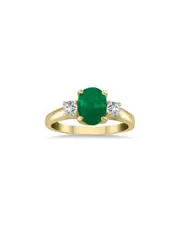 Gem Spark 14K 1.58 ct. tw. Diamond & Emerald Ring