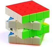 Cuberspeed Moyu MoFang JiaoShi Meilong 4x4 Stickerless Magic Cube MFJS MEILONG 4x4x4 Speed Cube - 59mm, Modern Style, 1 Count, 1 Set, 1 Piece, Ages 8+