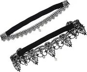 [JEWEDECO] Strong Elasticity Lace Wedding Leg Bridal Loop Stockings Accessory Comfortable Black
