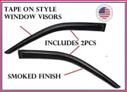 Fits Honda CR-Z 2011-2016 Smoked Side Window Visors Rain Deflector Guards (for: Honda)