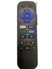 Remote Control For HISENSE TV Netflix Disney+ Hulu-Vudu Remote Control Black