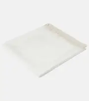 [Once Milano] Once Milano Fringed linen bath sheet One Size white