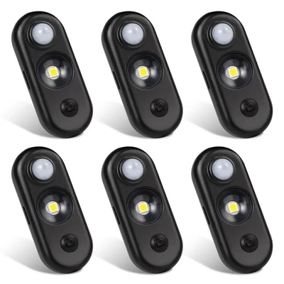 LED Motion Sensor Light Indoor, Magnetic Under Cabinet Lighting Warm White, B...