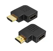 HDMI Female to Male 90 Degree Left Right Angle Vertical Flat Adapter Connector