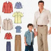 StitchMaster Men's & Boys' Shirt & Pants Pattern (S-M-L/XL)