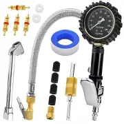 Tire Inflator with Pressure Gauge, Most Accurate, Heavy Duty Tire Pressure Ga...