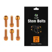Bike Stem Bolts，Stem Bolts for BMX/MTB/Road Bike with Washers,Orange