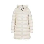 [Moncler] Moncler-Light Beige Suyenne Polyamide Long Parka-Donna 1 NUM