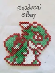 KIKIRA THE DRAGON LITTLE SAMSON BEAD SPRITE PERLER ART NINTENDO RETRO PLATFORMER
