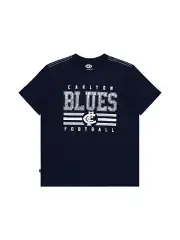 Carlton Blues 2024 AFL Youth Sketch T-Shirt Sizes 8-16!
