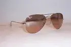 NEW RAY BAN AVIATOR Sunglasses 3025 001/3E ARISTA/PINK MIRROR 58MM AUTHENTIC