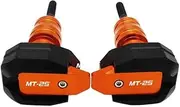 M for Yamaha FZ8 FZ1 FZ6N MT25 MT03 Motorcycle Accessories Falling Protection Frame Slider Fairing Guard Anti Crash Pad Protector Y (Color : Orange)