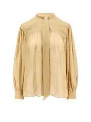 [Chloè] Chloè-Silk Shirt With Lurex Details-Donna 42