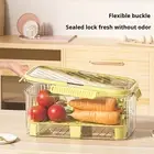 Refrigerator Fruit Storage Container Durable Stackable Airtight