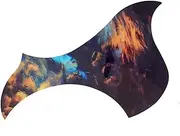 Alnicov 1PC Folk Acoustic Guitar Pickguard Self Adhesive Pick Guard Sticker for Acoustic Guitar Parts