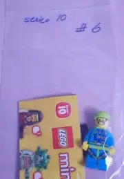 LEGOS MINI FIGURES SERIES 10 #6 Skydiver