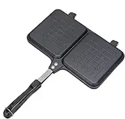 Sandwich Maker, Two Panel Stove Squeeze, Cheese Griller Press, Non-Stick, Easy Handle, (14.17x9.84 Inches), Great For Quick Meals, Toasting Bread And Melting Cheddar