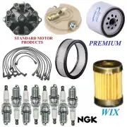 Tune Up Kit Filters Cap Spark plugs For CHEVROLET CAPRICE V8 6.6L 1972-1974 (for: Chevrolet)