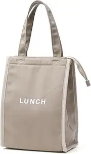 '24 time for Lunch Square Cooler Bag, Grey