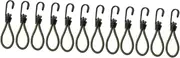 BESPORTBLE 12 Pcs Elastic Elastic Cord Truck Tent Cords with Hooks Bungee Straps Tent Bungee Hook Stretchy Rope with Hook Mini Bungee Cords Bungee Cord Hook Truck Accesories Tents Emulsion