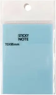 200 Blue Sheets Transparent Sticky Notes Pad Waterproof Self-Adhesive Clear Memo Note