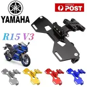 License Number Plate Frame CNC Aluminum Alloy Holder Bracket For Yamaha R15 V3