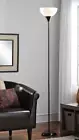 71" Modern Light Floor Lamp For Room With Adjustable Reading Standing LED BK/SLF