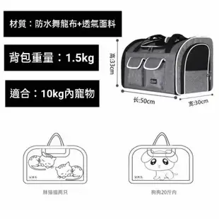 《吉米寵物》24H出貨 寵物雙肩背包 臘腸狗背包 加大加長 雙肩背包 提袋 提包 露頭背包 拉桿車背包