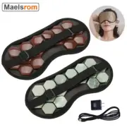 Electric Eye Mask Tourmaline Eye Care Massager Jade Stone Massage Heat Therapy