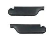 For Chevy Camaro Pontiac Firebird Hardtop Black Sun Visors Genuine leather 1967
