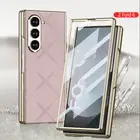 Electroplating Phone Case with Screen Protector for Samsung Galaxy Z Fold 6