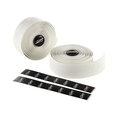 Zipp Synthetic Cork Handlebar Tape with Carbon Fiber Bar End Plugs White 10 Pack