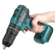 Drillpro 10mm/13mm Cordless Brushless Impact Drill Driver Rechargable Electric Screwdriver Driver Fit Makita