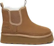 [UGG AUSTRALIAN SHEPHERD] Chelsie Platform | Cow Suede Upper - Women - UGG Boots