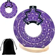 Circles of Fifths Wheel, Guitar Music Theory Disc Circles of Fifths, Metal Aluminum Alloy Melody Tool, Guitar Circles of Fifths Wheelt with Stand Holder and Storage Bag, Guitar Melody Accessories