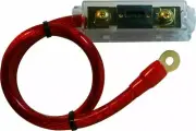 200 AMP ANL Fuse Holder Fuseholder Inline Block Battery Install Kit 0 GAUGE 1 FT