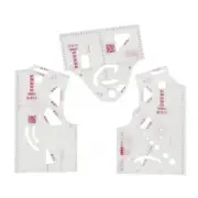 Clothing Ruler Pattern Making Templates Quilting Curved Ruler for Sewing
